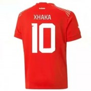 Camisetas De Futbol Selección Suiza Copa Mundial 2022 Granit Xhaka 10 Primera Equipación..